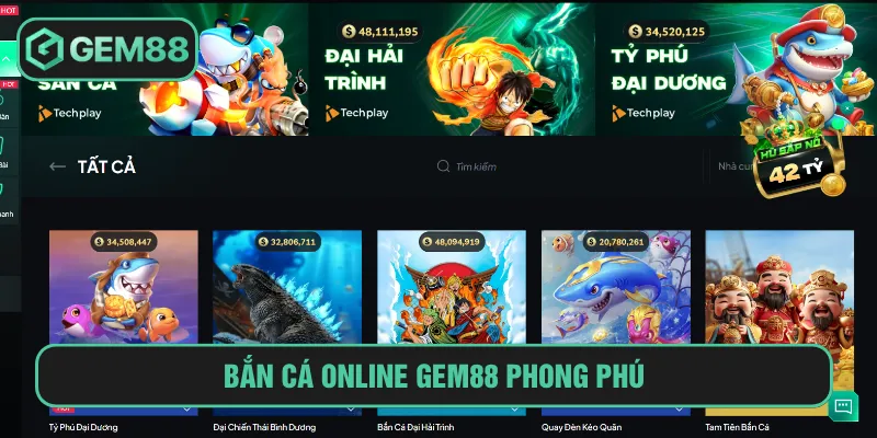 Bắn cá online mang đến sân chơi chỉn chu với nhiều tính năng