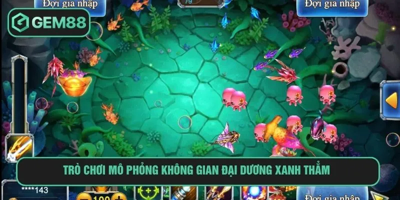Bắn Cá Kingfun – Game Hot Hit, Bắn Là Trúng, Chơi Là Mê Trò chơi mô phỏng không gian đại dương xanh thẳm