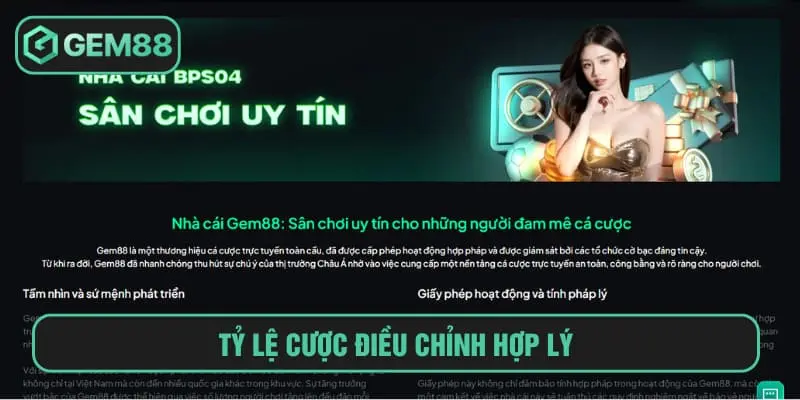 Tỷ lệ cược điều chỉnh hợp lý