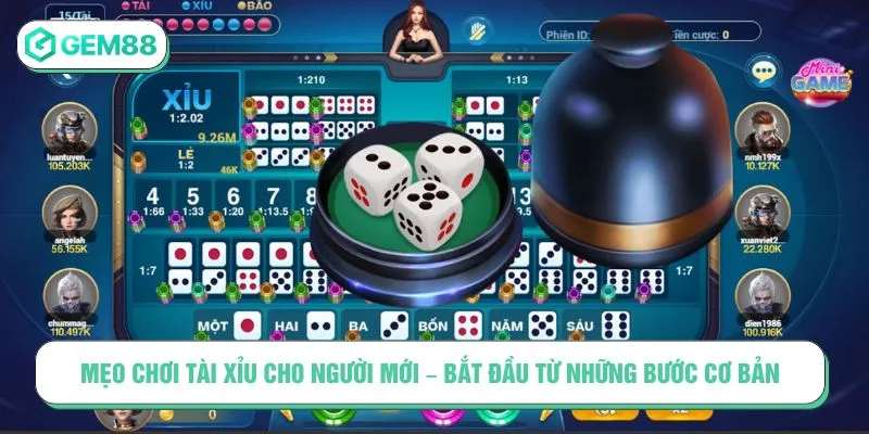 Mẹo Chơi Tài Xỉu Hiệu Quả – Tăng Cơ Hội Thắng Cược Mỗi Ngày Mẹo chơi tài xỉu cho người mới – Bắt đầu từ những bước cơ bản