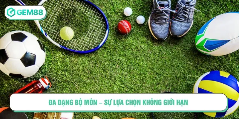 Đa dạng bộ môn – Sự lựa chọn không giới hạn