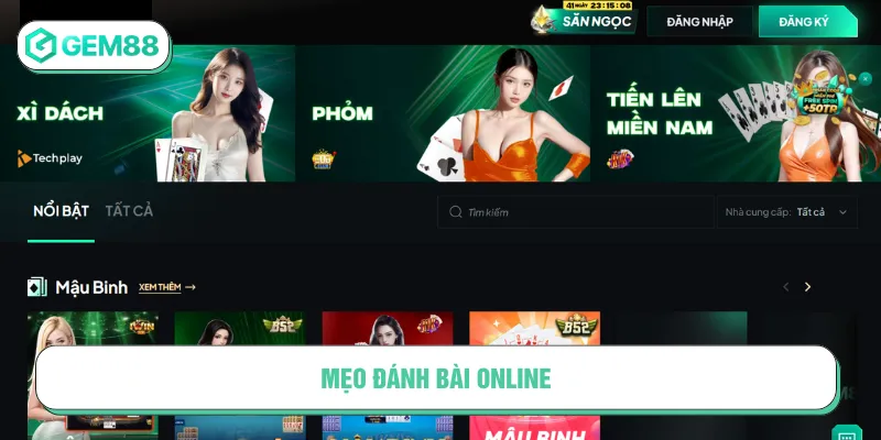 Mẹo Đánh Bài Online Gem88 Giúp Bạn Nâng Cao Kỹ Năng mẹo đánh bài online