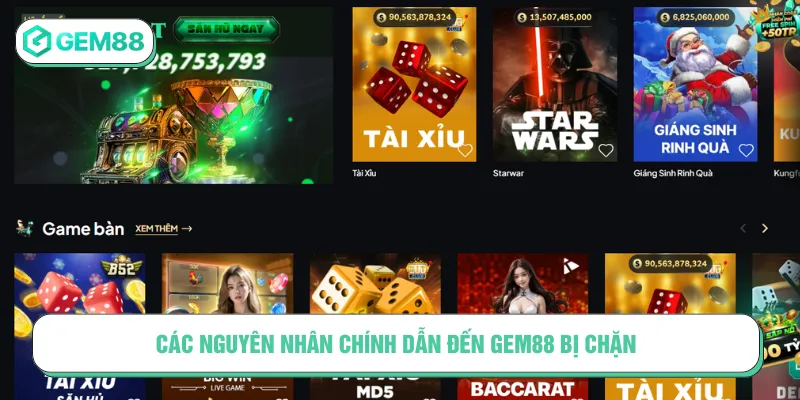 Gem88 Bị Chặn Có Thật Không? Nguyên Nhân Và Khắc Phục Nguyên nhân Gem88 bị chặn đến từ điều khoản nhà mạng